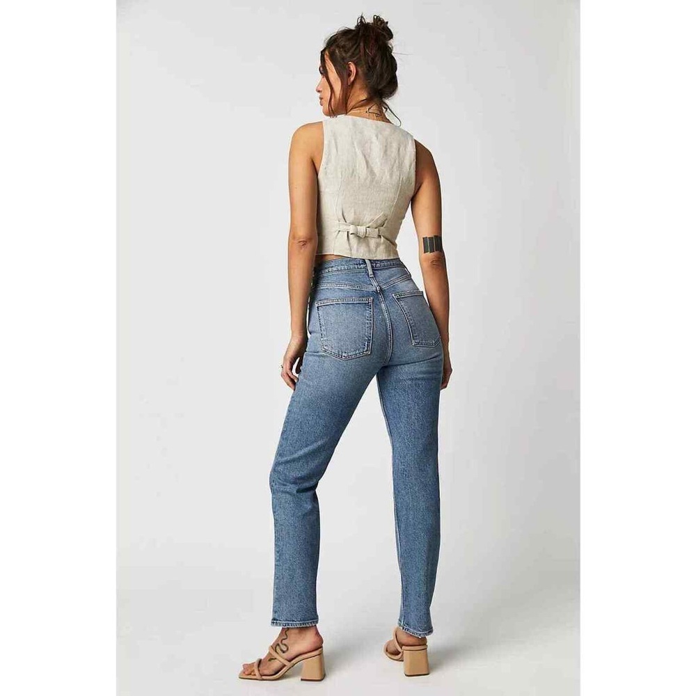 ~SOLD~ Agolde High Rise Stovepipe Jean NWT - Picture 2 of 13
